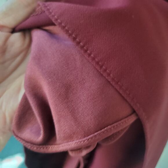 After Six 6824 Gown 6 Cabernet Red Pockets Bridesmaid Prom Event V-Neck Wedding - Picture 6 of 13